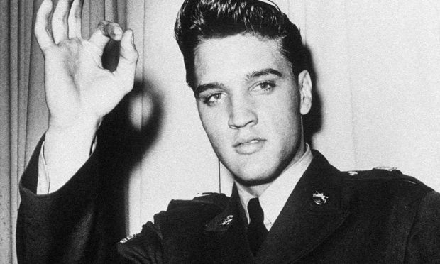 Elvis Presley in 1960.