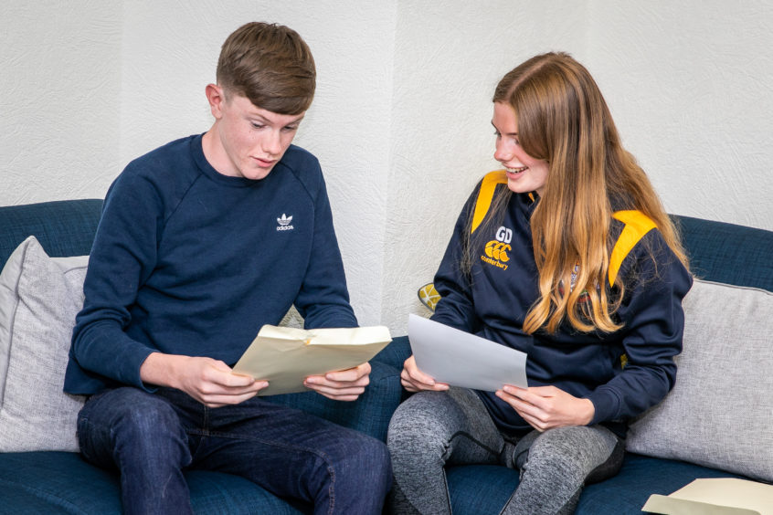 Pupils received their results in a year like no other.