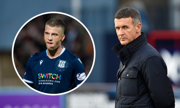 Nelson, left, was last of McIntyre's signings to leave Dens Park.