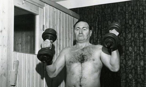 Grappling great George Kidd in January 1975.
