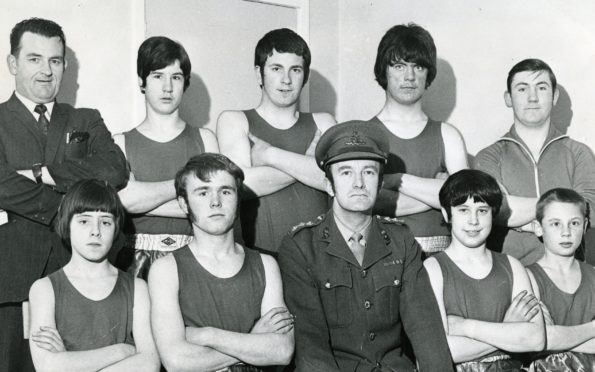 Dundee TAVR boxing team.