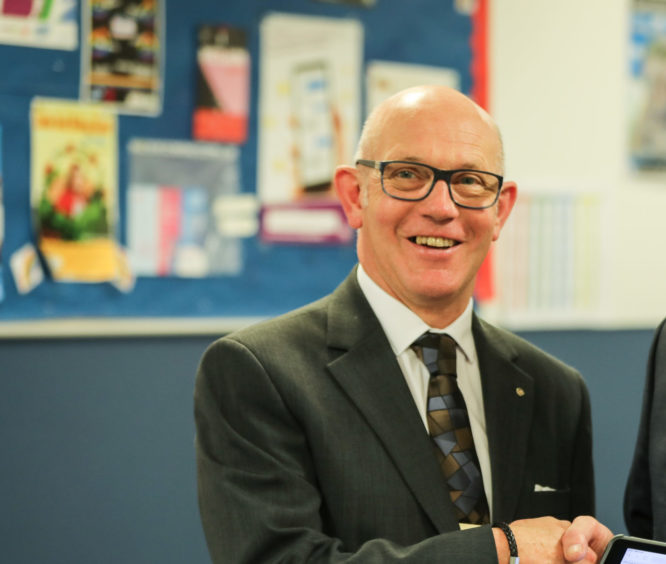 Grove Academy Rector Graham Hutton.
