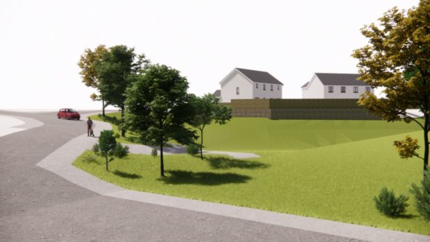 Plans for 34 new houses at Aberlady Crescent have been approved.