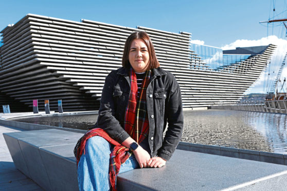 Zoe Salmond at the Waterfront in Dundee.