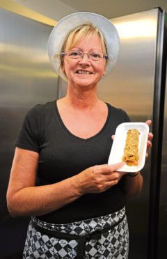Manager of the Carron Chip Shop, Lorraine Watson.