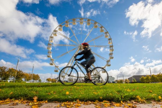 People flocked to Slessor Gardens to enjoy the Big Wheel.