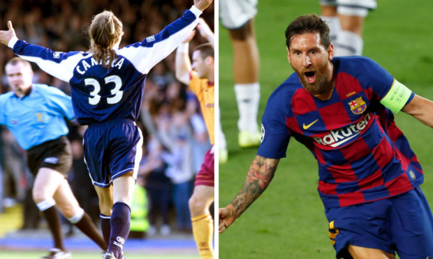 Caniggia and Messi.