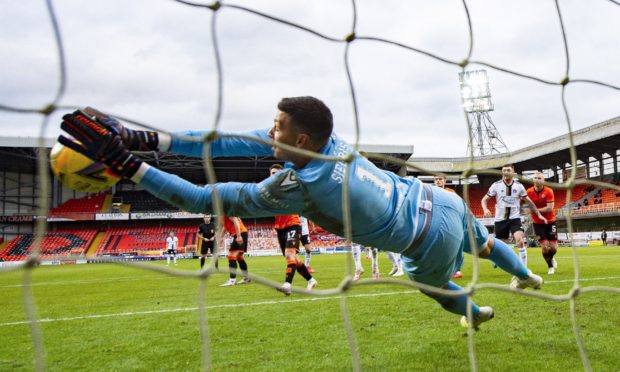Dundee United goalkeeper Benjamin Siegrist has had a super season.