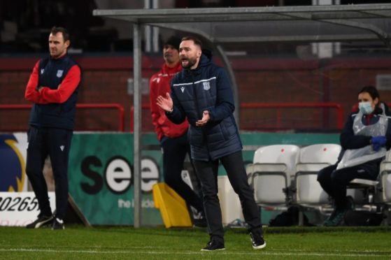 Dundee manager James McPake.