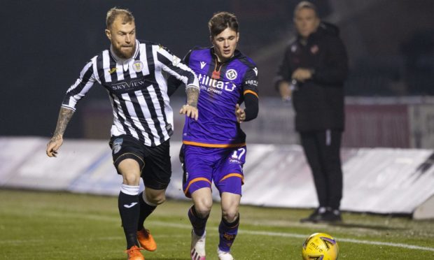 Richard Tait and Jamie Robson battle it out.