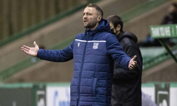 Dundee manager James McPake.