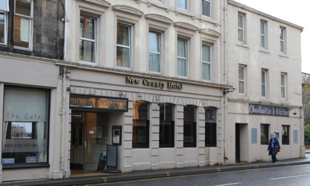 The incident, which took place at the New County Hotel on County Place took place at around 7.30am on Tuesday morning.