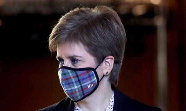 First Minister Nicola Sturgeon.