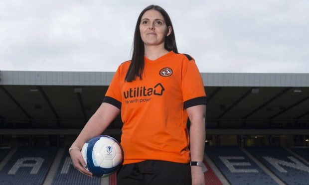 Former Dundee United defender Kirsty Oliphant.