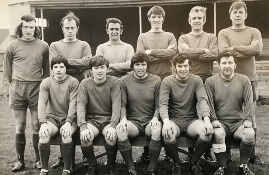 This is the Sherbrook Rovers team which played friendlies on Sunday mornings in the late 1960s.