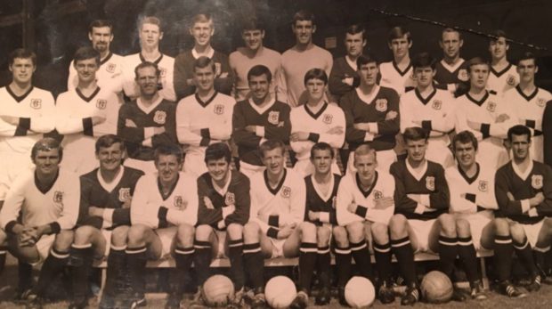 Jim McLean is pictured back row, second from right.