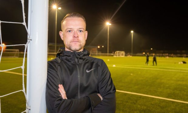 Broughty Athletic manager and former Dundee United hopeful Jamie McCunnie.
