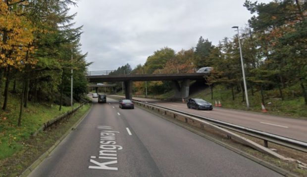 A90 Coupar Angus overbridge.