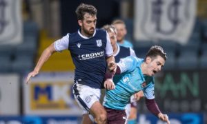 Dundee’s Shaun Byrne talks terrible weather, class signing and choke slams as he says Dark Blues are making the most of enforced break