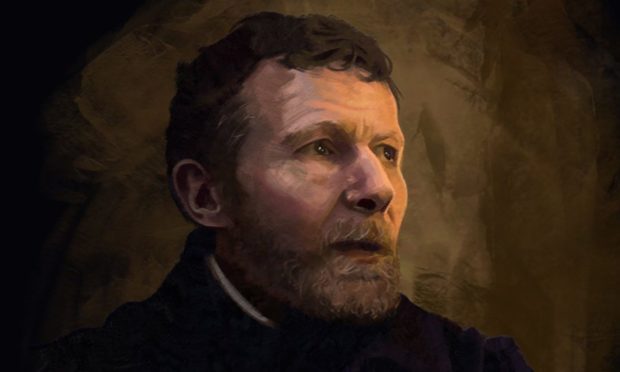 A digital print from the artist Alessia Pelonzi depicting Gordon as John Weekes in The Terror.