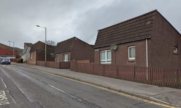 The sheltered housing accommodation on Kinghorne Road