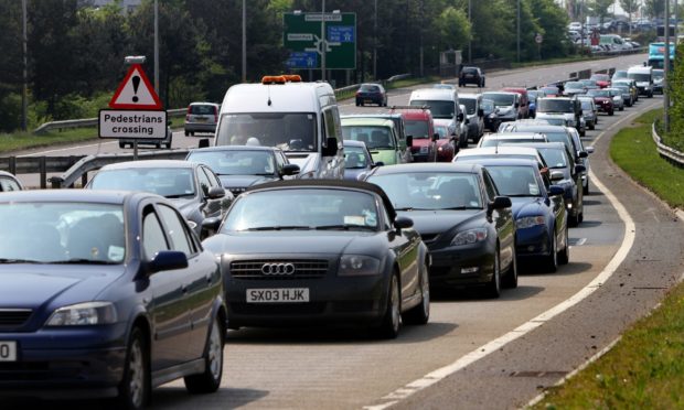 Motorists in Fife are being warned to expect delays over the next three weeks (library image)
