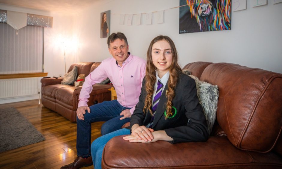 Levenmouth Academy parent council leader Phil Grant is delighted daughter Rhiannon, 14, and her peers can return to school from March 15.