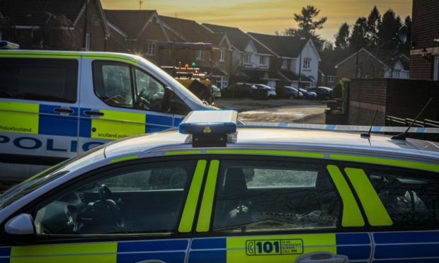 Police in Troon Avenue