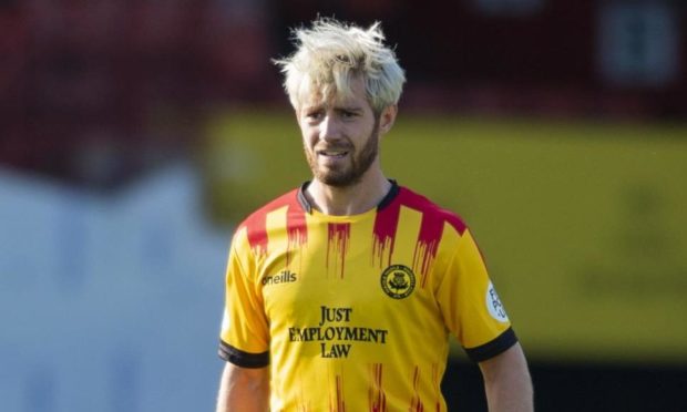 Partick Thistle midfielder Ross Docherty.
