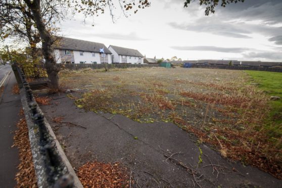 The vacant Kinloch school site.