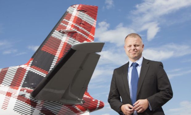Loganair chief executive Jonathan Hinkles.