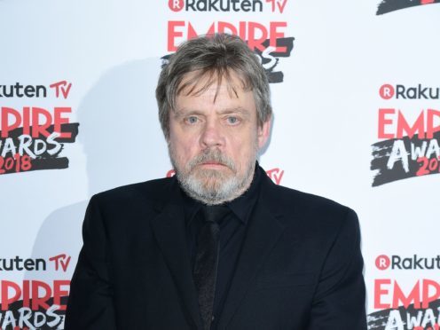 Mark Hamill played Luke Skywalker alongside Carrie Fisher’s Princess Leia (Ian West/PA)