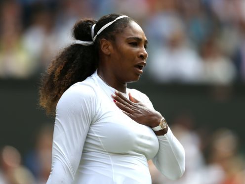 Serena Williams has made a music video (Steven Paston/PA)