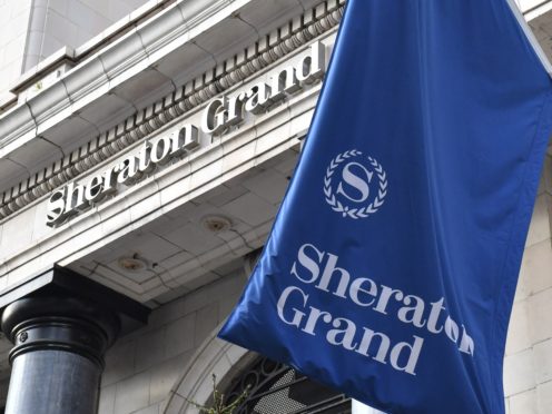 The Park Lane Sheraton Grand in London, a Marriott Starwood hotel (Dominic Lipinski/PA)
