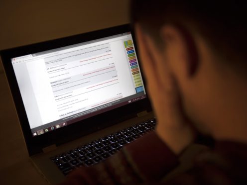 The study says around one in four people lack confidence in their digital skills (Victoria Jones/PA)