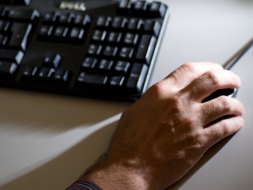 A computer workstation (Adam Peck/PA)