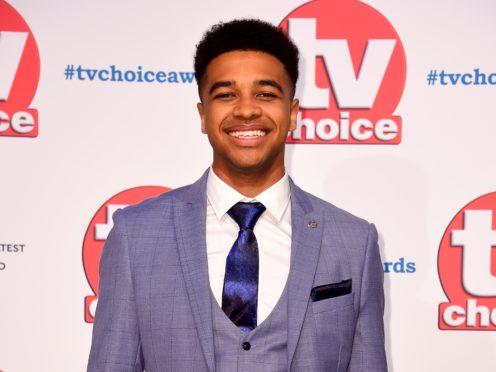 Asan N’Jie at the TV Choice Awards on Monday (Matt Crossick/PA)