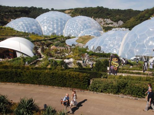 The Eden Project opened in a former clay quarry in 2001 (Barry Batchelor/PA)