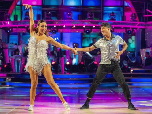 Amy Dowden and Karim Zeroual (Guy Levy/BBC/PA)