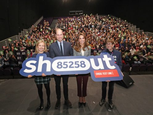 The Duke and Duchess of Cambridge during a volunteer celebration at the Troubadour White City Theatre in London (Yui Mok/PA)