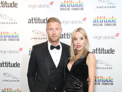 Andrew ‘Freddie’ Flintoff and wife Rachael (Matt Alexander/PA)