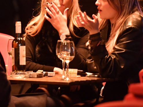 Scientists have found that regular drinkers and smokers appear to have slightly older brains than people who do not, or only occasionally, smoke or drink (John Stillwell/PA)