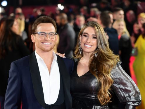 Joe Swash and Stacey Solomon (Ian West/PA)