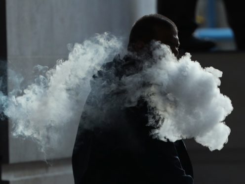 Smoking cigarettes and vaping linked ti ‘increased stroke risk’ (Yui Mok/PA)