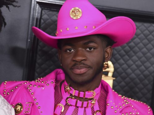 Chart-topping hip-hop star Lil Nas X shrugged off “homophobic” comments from a fellow rapper (Jordan Strauss/Invision/AP)