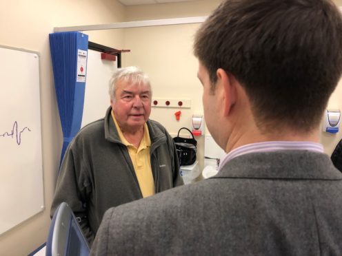 David Southworth had an operation to fit the advanced implant at Essex Cardiothoracic Centre (East Suffolk & North Essex NHS Foundation Trust/PA)