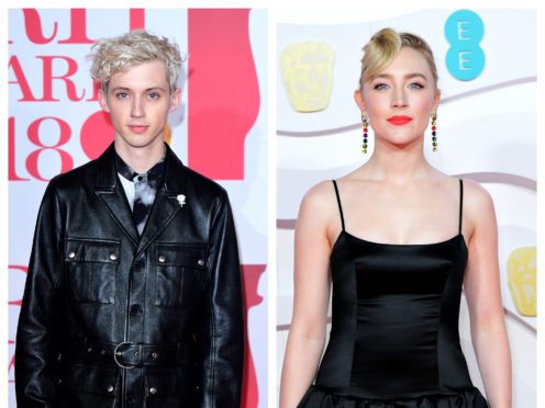 Troye Sivan and Saoirse Ronan (PA)