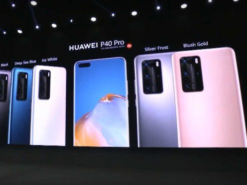 Huawei launches P40 series (Huawei/PA)