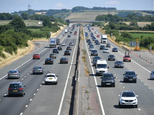 Cars could be able to warn each other of dangers on the road using 5G technology (Ben Birchall/PA)