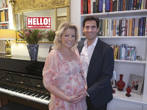 Nataliae and Zafar Rushdie (Hello! magazine/PA)